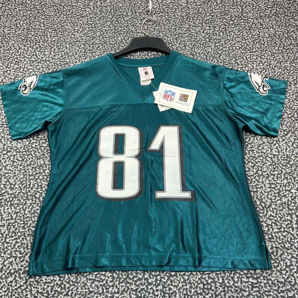 Philadelphia Phillies Owens #81 Jersey Shirt Women Large Blue NFL V-Neck New L